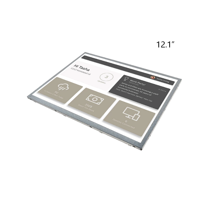 12.1 inch TFT display / Resolution 1280800 / HD Display / IPS TFT / Interface LVDS 6 or 8 BIT