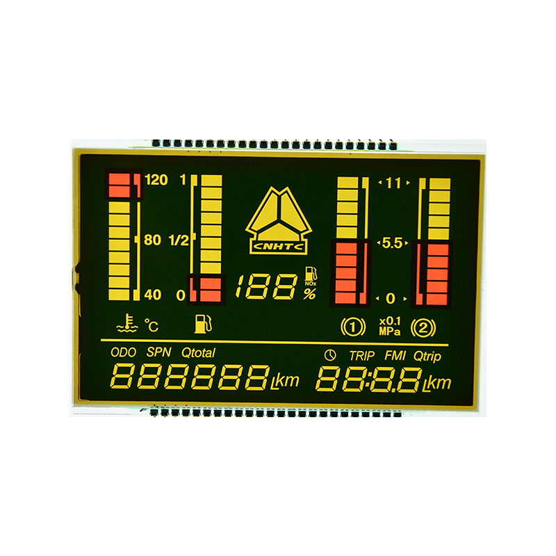 HTN LCD: Custom Segment Display / Wide Viewing Angle / Wide Temp Range / Low Power / Low Cost
