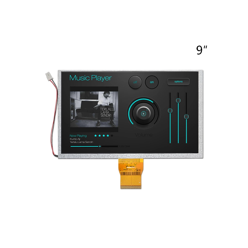9.0 inch TFT display/Resolution 1024*600/ Industrial-grade TFT / interface LVDS /TN TFT